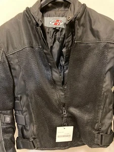 Joe Rocket Velocity Motorcycle Jacket Black Men's Small - Picture 1 of 4