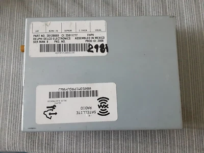 2007-20012 GMC ACADIA SIERRA XM SATELLITE RADIO RECEIVER CONTROL MODULE OEM* - Image 1 of 4