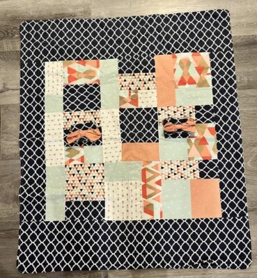 Baby Car Seat Cover Opening Minky Carseat Canopy Cover Multiuse Infant Quilt - Image 1 of 4