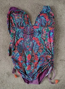 Ladies Next Multi-colour Swimming Costume UK 12 EU 40 - Picture 1 of 5