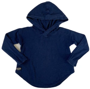 Polo Ralph Lauren Kids Girls Navy Lightweight Hoodie T shirt S 7 - Picture 1 of 4