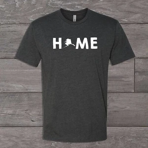 Alaska Home State T-shirt Tee Tshirt Unisex AK - Picture 1 of 2