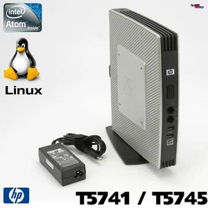 HP COMPAQ THIN CLIENT T5741 T5745 COMPUTER PC 1.66GHZ LINUX THINPRO SSD RS-232 - Bild 1 von 6