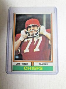 1974 TOPPS #85 JIM TYRER Kansas City Chiefs