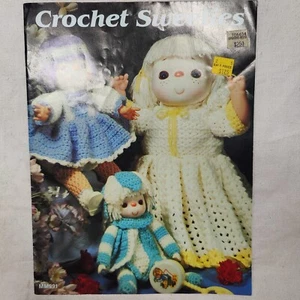 1984 "Crochet Sweeties" Dolls & Toy Outfits Yarn Knitting & Crochet Pattern Book - Picture 1 of 24