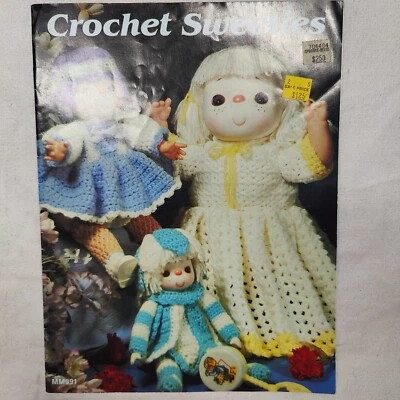 1984 "Crochet Sweeties" Dolls & Toy Outfits Yarn Knitting & Crochet Pattern Book - Image 1 of 4