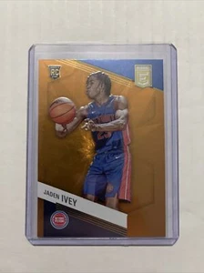 2022-23 Donruss Elite Jaden Ivey Orange Foil RC - Pistons - Picture 1 of 2