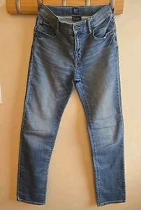 GAP DENIM JEANS - SLIM STRETCH ORIGIN GIRL SIZE 16 - MID RISE - ADJUSTABLE WAIST - Picture 1 of 8