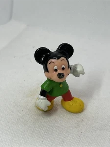 Estatuilla de PVC miniatura de 2" vintage de Mickey Mouse Walt Disney Productions HK de los años 70 - Imagen 1 de 4