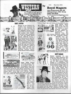 Mayo 2021 - Junio #161 Western Clipings - B Western Movie Fanzine - - Imagen 1 de 2