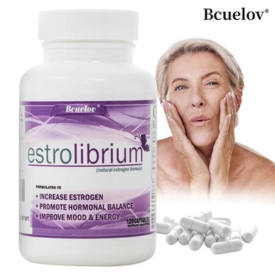 Super Phytoestrogens Supplements 1500 MG for Women Maximum Support 120 Capsules - Image 1 of 4