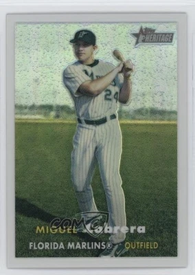 2006 Topps Heritage Chrome Refractor /557 Miguel Cabrera #78 - Image 1 of 2