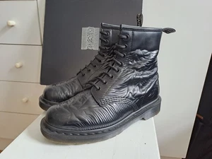 Botas Dr Martens 1460 Joy Division Unknown Pleasures UK5 38 US7 Limited - Imagen 1 de 19