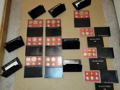 UNITED STATES PROOF SET 1973,74,75,76,77,78,79,80,81,82 - Image 1 of 4