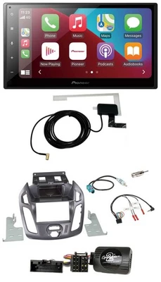 Pioneer USB Bluetooth DAB Lenkrad 2DIN Autoradio für Ford Transit Connect 13-18 - Bild 1 von 4