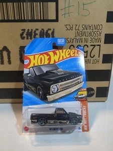 2025 Hot Wheels ‘67 Chevy C10 Black HW Hot Trucks 2/10 21/250 - Picture 1 of 5