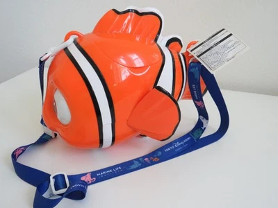 Cubo palomitas de maíz Disney Buscando a Nemo Payaso Pez Tokio Vida marina cordón de plástico Foto 1 de 4
