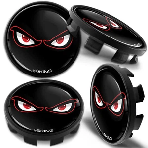 4x 68mm - 65mm Alufelgennabe Nabenkappen kompatibel mit BMW schwarz - Bild 1 von 5