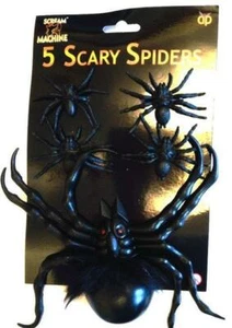 5 Scary Spiders Halloween Horror Props Decorations - Picture 1 of 1