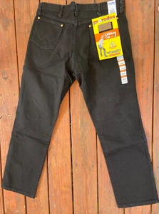 Wrangler Wrancher Original Fit Jeans Dress Pants 36” X 32” BLACK NEW NWT - Picture 1 of 4