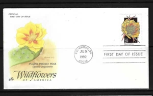 USA SC # 2685 Plains Prickly Pear FDC . Artcraft Cachet - Picture 1 of 1