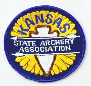 PARCHE DE 4" KANSAS STATE ARCHERY ASSOCIATION - Imagen 1 de 3
