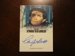 Star Trek Strange New Worlds Season 1 One SNW CAROLYN SCOTT Full Bleed Autograph