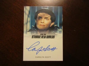 Star Trek Strange New Worlds Season 1 One SNW CAROLYN SCOTT Full Bleed Autograph - Picture 1 of 2