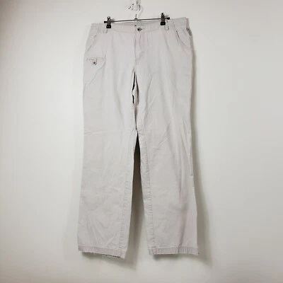 Pantalones de senderismo Columbia 14 para mujer tiro alto al aire libre informales algodón lavado claro Foto 1 de 4