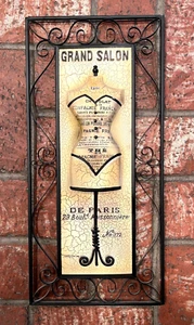 Antik & Trendy Paris Kleiderschrank Wand/Tür Plakette/Schild/Dekor, 19" x 9" - Bild 1 von 7