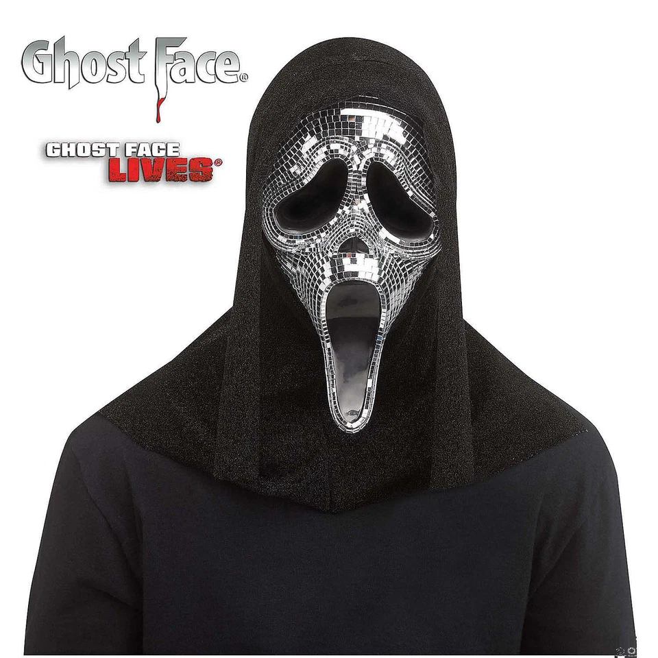 Dead By Daylight Ghost Face Disco Mirror Full Mask - One Size - Playboy - Image 1 of 1