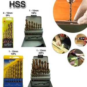Juegos de brocas giratorias Jobber de cobalto para perforar aceros inoxidables y metales duros. - Imagen 1 de 38
