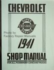 1941 Chevy Car and Truck Factory Shop Service Repair Manual Reprint