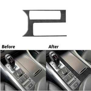 Carbon Fiber Shift Console Panel Cover Trim For Land Range Rover Sport 2014-2017 - Picture 1 of 7