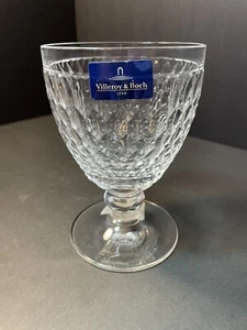 "Copa de agua transparente Villeroy & Boch Boston 5,5"" T nueva con etiquetas repuesto individual" - Imagen 1 de 7