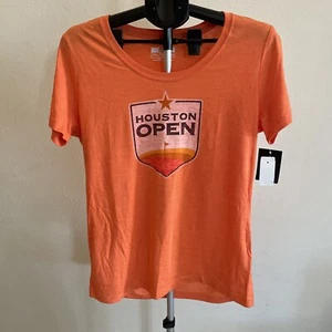 Women’s Workout T Shirt - Levelwear Size M - Houston Astros Golf Soft Shirt NWT - Picture 1 of 4