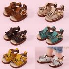 1/11 OB11 Handmade Cowhide Dolls Shoes New Casual Leather Shoes Doll Sandals