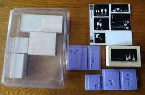 Stampin up-wood mounted stamps - In Any Event - New - 2006 - Picture 1 of 2