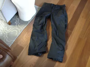 Pantaloni da neve Columbia uomo grandi neri sci snowboard invernali full zip laterali - Foto 1 di 7
