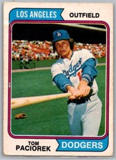 1974 O PEE CHEE OPC BASEBALL 127 TOM PACIOREK DODGERS