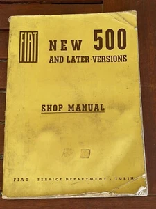 Fiat Nuevo 500 y Versiones Posteriores Manual de Taller - Libro 1967, 13 - Imagen 1 de 15