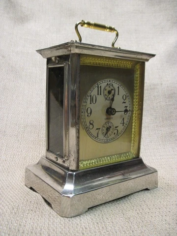 Antique German T. E. Haller/Liberty Mechanical Musical/Alarm Carriage Clock Cover