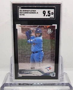 Vladimir Guerrero Jr. 2021 Bowman Platinum Ice Foil #30 SGC 9.5 Mint+ - Picture 1 of 1