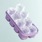 8 Grids Silicone Ice Cube Tray With Lid Mold Maker Tool Square Mould Conta.cf