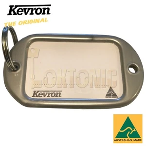 Kevron Pack10 Silver Large Hotel Key Tags Weddings Parties Garage School Locker - Picture 1 of 1