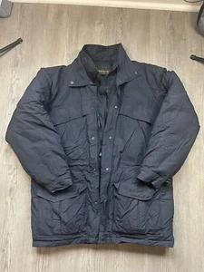 Timberland Goose Down Puffer Black Jacket Mens Size M Weathergear Black - Picture 1 of 8