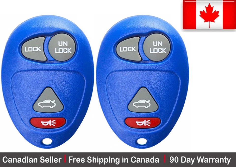 2x Llavero remoto de entrada sin llave de repuesto nuevo para Buick Pontiac y Oldsmobile Foto 1 de 1