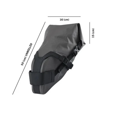 Assento de ciclismo compacto Altura Vortex 2 impermeável 4-6 litros preto - Imagem 1 de 4