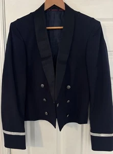 USAF Air Force 39 Long Officer Blue Mess Dress Jacket Old Style AF Buttons - Bild 1 von 6