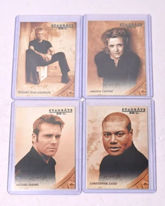 2005 Rittenhouse Stargate SG-1 Season 7 Casting Call Card Set CC1 - CC4 - Picture 1 of 3